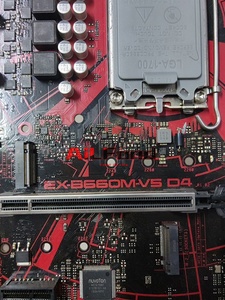 เมนบอร์ด EX-B660M-V5รองรับเต้ารับ LGA1700ซีพียู Intel Core เจนเนอเรชัน12th พร้อม M-ATX หน่วยความจำ DDR4 64G - Product Image 2