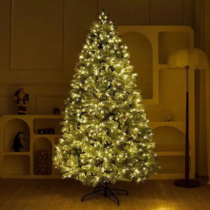Vendita all'Ingrosso di Fabbrica. JIAXUN Albero di Natale in Abete di Alta Qualità con Luci LED Autoaccendenti, Set per Uso Domestico Interno, Grande e Luminoso - Product Image 3