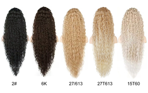 Cola de Caballo Larga y Ondulada con Cordón Ajustable de 36 Pulgadas, Extensiones de Cabello con Clip, Aspecto Natural y Voluminoso, Postizo Sintético - Product Image 6