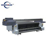 Machine d'impression UV rouleau à rouleau, imprimante UV LED, imprimante grand format