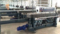 Machine de production continue à plusieurs têtes pour le traitement du verre trempé et le rectification des bords en ligne droite