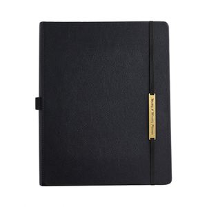 Libreta de Cuero PU Ecológica de Lujo con Logotipo Personalizado, Tapa Dura, Cinta Elástica, Índice y Pestañas, Agenda de Negocios, Diario - Product Image 3