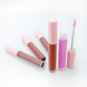 Oem <span class=keywords><strong>stampa</strong></span> Logo unico fantasia lucidalabbra etichette tubi personalizzati Top rosa bacchetta lucidalabbra - Product Image 2