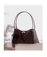 Sac à main Boston en cuir véritable mat, nouvelle tendance 2027, personnalisable, vente en gros, sac à bandoulière polyvalent pour femme