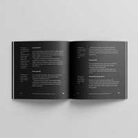 OEM ODM Marque privée Livraison rapide Faible MOQ R&D Marque RD-P01 Modèle Conception artistique Impression de magazine, de brochure, de catalogue, d'entreprise