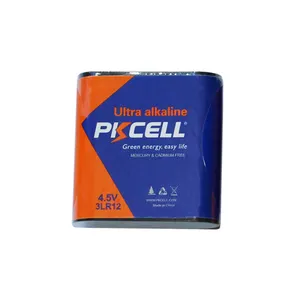 PKCELL 0% hg 4.5v non rechargeable battery 3lr12 storage batteries