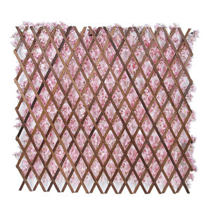 Pared <span class=keywords><strong>de</strong></span> Flores <span class=keywords><strong>de</strong></span> Cerezo para Jardín Exterior, Pantalla <span class=keywords><strong>de</strong></span> Privacidad <span class=keywords><strong>de</strong></span> Hojas <span class=keywords><strong>de</strong></span> Enredadera, Valla Artificial <span class=keywords><strong>de</strong></span> Hiedra <span class=keywords><strong>de</strong></span> Plástico, 1*1.9m - Product Image 2