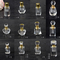 Flacon de parfum en cristal en gros, 1 ml, 2 ml, 3 ml, style amour, Noël, gravé, imprimé UV, récipient liquide, autres artisanats en cristal