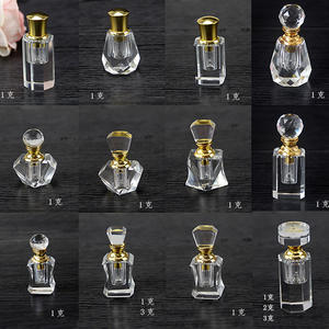 Großhandel Kristall-Ölparfümflasche 1ML 2ML 3ML Love-Style Weihnachten Graviert UV-Bedruckt Flüssigkeitsbehälter Andere Kristallhandwerke - Product Image 2