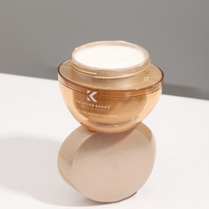 Crème capillaire bio à l'acide hyaluronique sous marque blanche pour cheveux crépus et secs - Traitement 2-en-1 lissant et nourrissant, parfum longue durée - Product Image 3