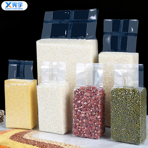 Sac sous vide transparent épaissi en PA/PE pour briques <span class=keywords><strong>de</strong></span> riz 2,5 kg 5 kg 10 kg, sac plastique compressé thermoscellable pour produits secs, aliments pour animaux, céréales - Product Image 1