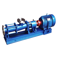 Pompe à vis efficace avec corps en fonte, stator en NBR, pompe à cavité progressive, pompe industrielle pour boues, pour le transfert de liquides visqueux