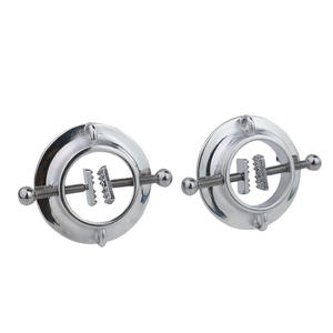 성인 속박 기어 가죽 젖꼭지 클램프 구속 벨트 잠금 섹시 란제리 노출 가슴 대체 젖꼭지 체인 복장 - Product Image 3