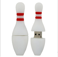 Bowling bentuk Usb Pen Drive 2.0 3.0 PVC plastik USB Stick 32Gb USB Flash Drive 2.0 3.0 64GB 16GB