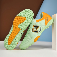 Chaussures de football haut de gamme, résistantes à l'usure, semelle extérieure en caoutchouc antidérapante, tige en PU, personnalisation en gros d'usine, unisexe