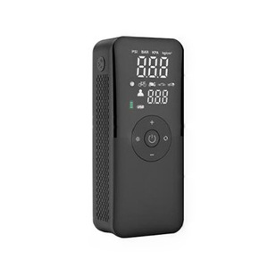 새로운 150PSI 휴대용 자동차 타이어 공기 주입기 내구성 있는 ABS 에어 컴프레서 디지털 디스플레이 전동 타이어 펌프 자동차 오토바이용 - Product Image 1