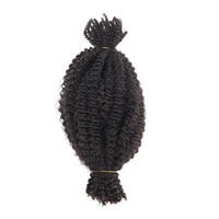 Cheveux Afro Twist Printaniers 100 % Humains pour Tresses