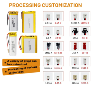 Pin <span class=keywords><strong>Lithium</strong></span> <span class=keywords><strong>Polymer</strong></span> (LiPo) sạc lại được, tùy chỉnh 3.7V 7.4V 11.1V <span class=keywords><strong>14.8V</strong></span> 150mAh 280mAh 600mAh 3000mAh 5000mAh - Product Image 6