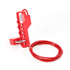 OEM <span class=keywords><strong>Red</strong></span> Safety Loto Valve <span class=keywords><strong>Cable</strong></span> económico Bloqueo Etiqueta Dispositivo de bloqueo - Product Image 6