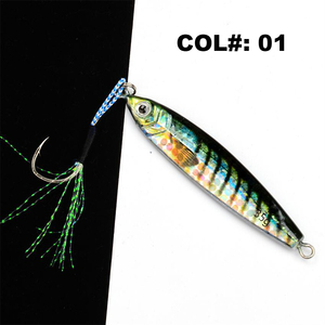 3D 프린트 지그 20g/35g/40g/60g/80g 메탈 지그 롱샷 지깅 루어 바다낚시 루어 - Product Image 6