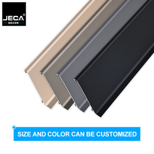 Échantillon gratuit JECA - Plinthe en aluminium à clipser |   Plinthe en aluminium 6063-T5 sans colle |   Installation facile et directement de l'usine - Product Image 5