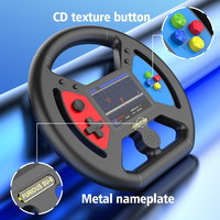 Console de jeu vidéo portable SU-8 avec design de volant, prise en charge de la sortie grand écran TV, deux joueurs, 999 jeux intégrés