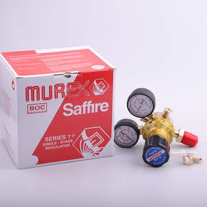 Régulateur d'oxygène monophasé Saffire Série 1+ avec 2 manomètres - Réducteur de pression de <span class=keywords><strong>gaz</strong></span> pour soudage industriel - Product Image 1