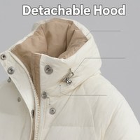 Veste matelassée pour homme de haute qualité, veste d'hiver chaude à capuche, coupe-vent, légère, décontractée, streetwear