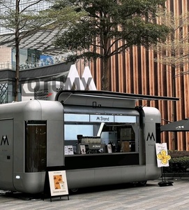 Nouvelle remorque de camion de restauration mobile, équipement de restauration rapide - Café, glace, hot-dogs, design populaire pour la rue, camion de café mobile - Product Image 5