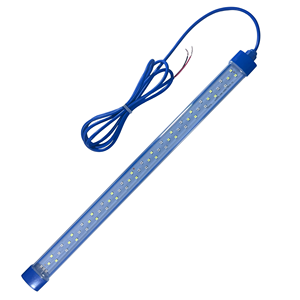 220V Waterdichte <span class=keywords><strong>Led</strong></span> Lamp Voor Vierkante Vijver <span class=keywords><strong>Aquarium</strong></span> Duurzaam Blauw Metaal Gemakkelijk In Te Pakken Plastic Doos Inbegrepen - Product Image 1