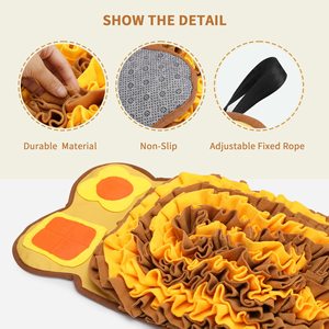 Tappetino Olfattivo Interattivo per <span class=keywords><strong>Cani</strong></span>, Lavabile, a Forma di Osso Grande, per Alimentazione Lenta e Stimolazione - Vendita all'Ingrosso - Product Image 2