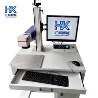Huike Promotion Spéciale JPT Mopa 20W 30W 60W 100W Marqueur Laser Couleur Acier Inoxydable Machine de Marquage Fibre Optique pour Gravure Profonde 3D sur Plaque Métallique