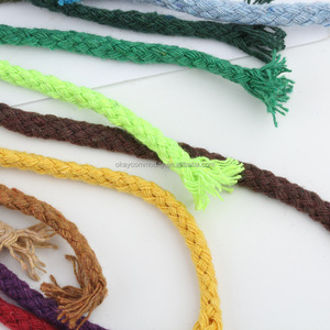 Không Được 5Mm Macrame Dây Bông Tự Nhiên Sợi Dây Thừng <span class=keywords><strong>8</strong></span> Sợi Bện Chuỗi Cho Thủ Công Đan Chủ Đề Cho Tường Treo Và DIY Thủ Công Mỹ Nghệ - Product Image 5