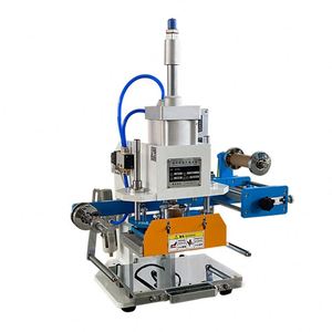Small Hot Foil Stamping Machine PVC Branding Machine Pneumatic Leather Logo Paper <b>Card</b> <b>Embossing</b> Machine Gold Hot Foil - Product Image 5