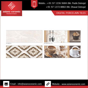 Hermoso diseño floral Buena calidad Azulejo de material cerámico barato de 250x750mm para piscina. - Product Image 2
