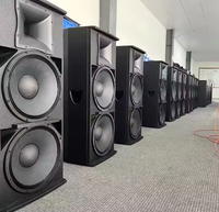Speaker PA Heavy-Duty Dual 15-Inch 1200W dengan Coil LF 4\" Driver HF 3\" Impedansi 4ohm untuk Instalasi Klub Suara Live-CL215