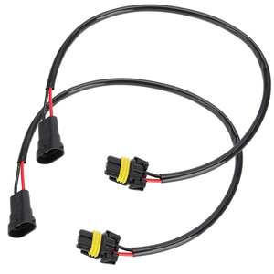 Kabel Adaptor Lampu LED 2-Pin Tahan Air 18AWG 12V Plug-and-Play IP67 untuk Lampu Kabut Mobil DRL - Product Image 5