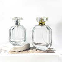 Flacon de parfum vide de forme unique, atomiseur de parfum, boîte cosmétique, huile d'olive, 30ml 50ml 100ml, vaporisateur de luxe en verre avec pompe OTES