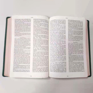 Cubierta <span class=keywords><strong>de</strong></span> cuero inglés personalizada, saint cathol, nkjv, holy, diario, impresión <span class=keywords><strong>de</strong></span> la <span class=keywords><strong>Biblia</strong></span> - Product Image 4