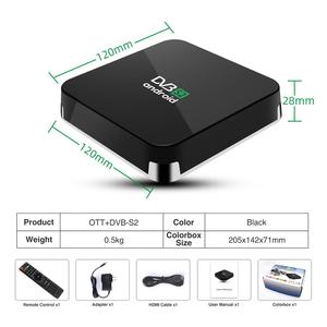 Ota actualización de Firmware 1Gb 8Gb Aire Libre Ultra HD <span class=keywords><strong>4K</strong></span> Android Dvb S2 receptor de satélite híbrido Ott caja de Tv - Product Image 6