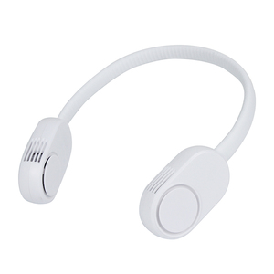 Ventilateur de cou sans pales rechargeable à 3 vitesses avec affichage numérique, portable, mains libres, pour l'extérieur, les voyages, le sport, la voiture et le camping-car - Product Image 1