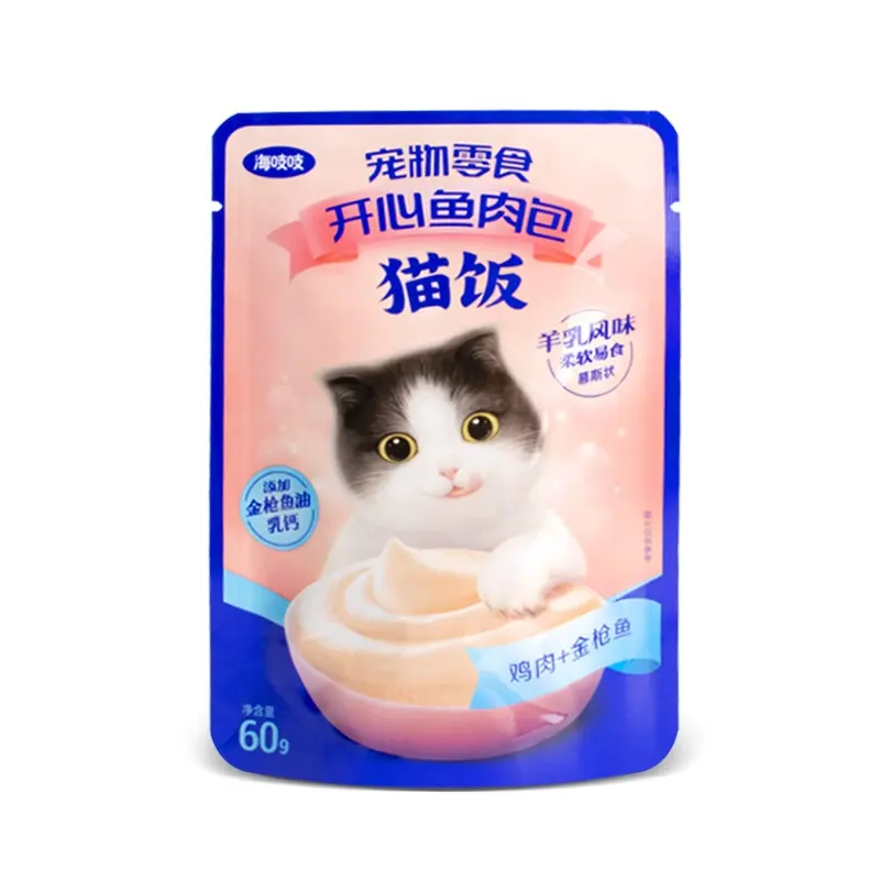 무첨가 고양이 사료 습식 치킨 및 가다랑어 애완 동물 사료 고양이 수출 용품을 위한 독특한 포뮬러 고양이 사료 간식