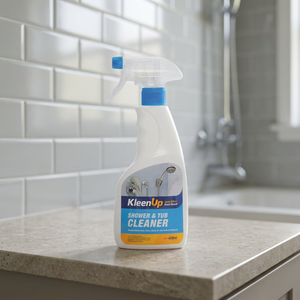KleenUp Shower & Tub Cleaner Efficient Stain Removal Spray <b>Detergent</b> with 0%-5% Active Ingredients for Bathrooms - Product Image 3