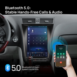 Écran de style Tesla de 12,8 pouces pour <span class=keywords><strong>Lexus</strong></span> GS <span class=keywords><strong>300</strong></span> 350 460 2005-2010, autoradio Android, multimédia, CarPlay automatique, 4G Wifi, FM, USB, affichage - Product Image 4