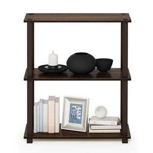 Étagère d'angle moderne en bois pour le salon Étagère étroite pour le mur Étagère de rangement à plusieurs étages Petite étagère - Product Image 4