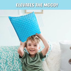 Almohada Sensorial Vibratoria <span class=keywords><strong>para</strong></span> Aliviar la <span class=keywords><strong>Ansiedad</strong></span>, Calmar el Estrés y Terapia Relajante, Material TPE <span class=keywords><strong>para</strong></span> Necesidades Sensoriales y Autismo - Product Image 5
