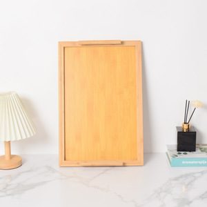 Rectangular Bamboo Wood <b>Tea</b> <b>Tray</b> Solid Wood Kung Fu <b>Tea</b> Set <b>Tray</b> Water Cup <b>Tray</b> Japanese Style Serving <b>Tray</b> - Product Image 2