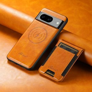 Funda de Cuero Desmontable 2 en 1 para Google <span class=keywords><strong>Pixel</strong></span> 8/8 Pro/7/9 Pro, Funda con Cartera y Carga Inalámbrica para iPhone 15/14 - Product Image 2
