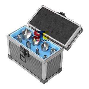 Thép tốc độ cao HSS tungsten <span class=keywords><strong>carbide</strong></span> rãnh phay Kit din6518 Góc làm tròn cuối Mills Cutter 8PC Set - Product Image 1