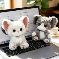 Peluche chat mignon, Chat Devon transfrontalier, Compagnon apaisant